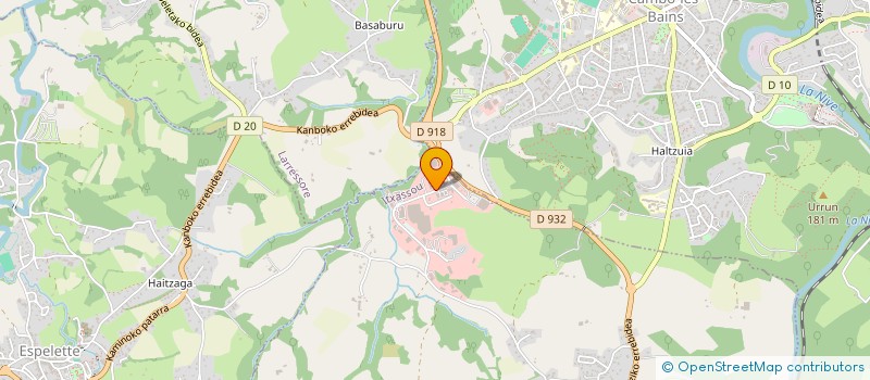 localisation de l'entreprise BAYMAX  ITXASSOU