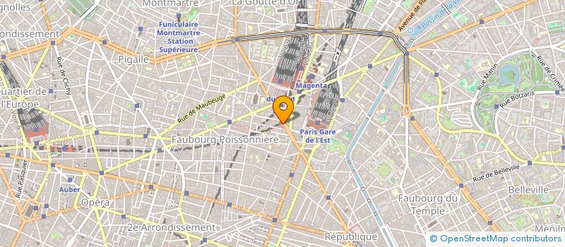 localisation de l'entreprise BAYMET à PARIS