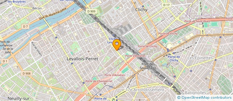 localisation de l'entreprise BAYNARA à LEVALLOIS-PERRET