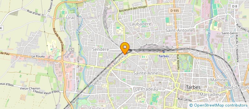 localisation de l'entreprise BAYOL  TARBES