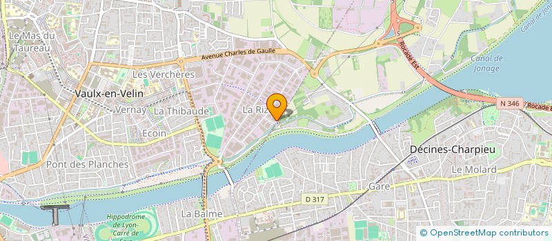 localisation de l'entreprise BAYOL AGENCEMENT  VAULX-EN-VELIN