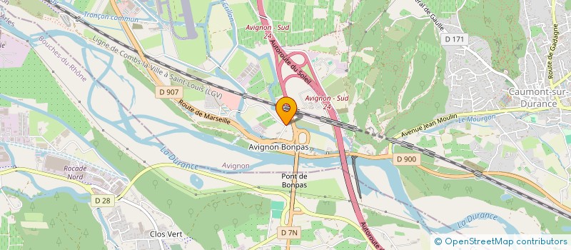 localisation de l'entreprise BAYOLE ET P  AVIGNON