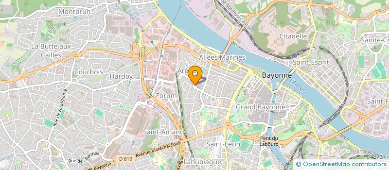 localisation de l'entreprise BAYONNAISE ALIMENT SALAISONS FERMIERES à BAYONNE