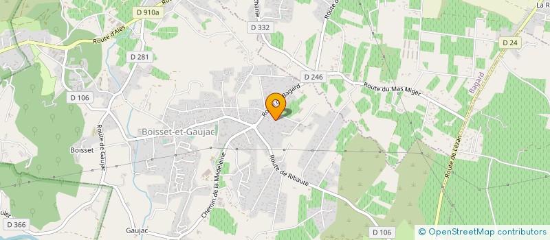 localisation de l'entreprise BAYONNE  BOISSET-ET-GAUJAC