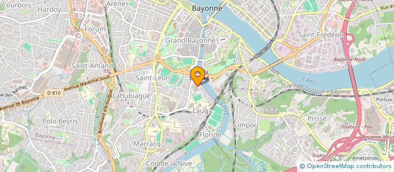 localisation de l'entreprise BAYONNE ACCUEILLE à BAYONNE