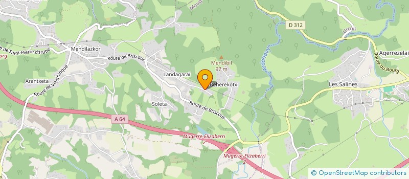 localisation de l'entreprise BAYONNE FOCH  MOUGUERRE