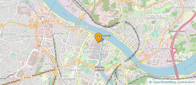 localisation de l'entreprise BAYONNE OPTIC à BAYONNE