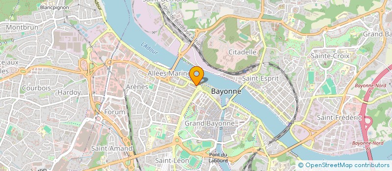 localisation de l'entreprise BAYONNE PRESSE ET EDITION à BAYONNE