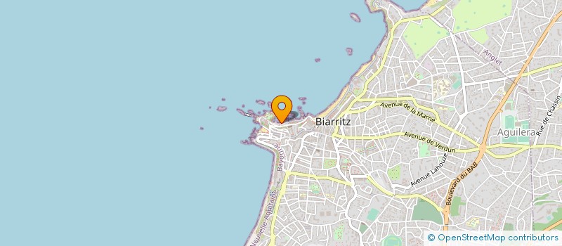 localisation de l'entreprise BAYONNE SUBAQUATIQUE CLUB à BIARRITZ