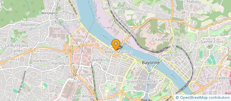 localisation de l'entreprise BAYONNE VOLLEY-BALL à BAYONNE