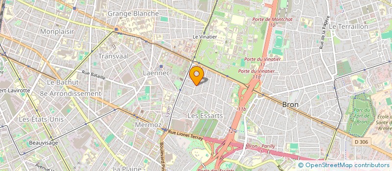 localisation de l'entreprise BAYOR  BRON