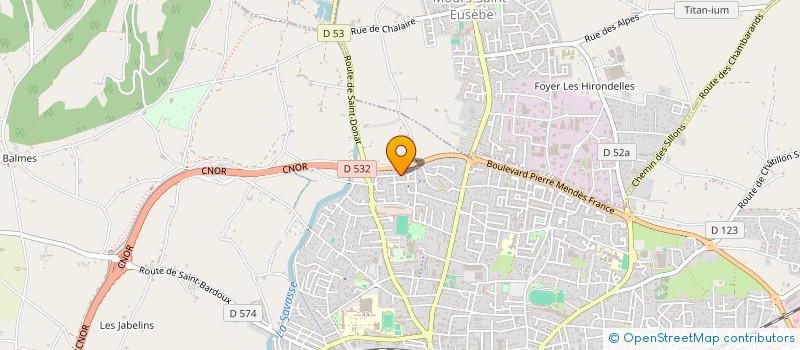 localisation de l'entreprise BAYRAK  ROMANS-SUR-ISERE