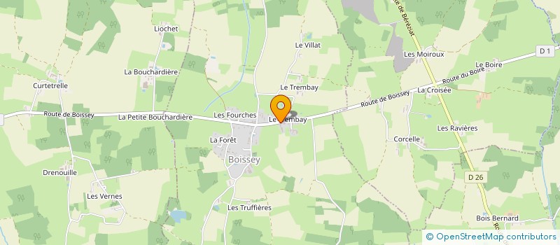 localisation de l'entreprise BAYRAM FACADES  BOISSEY