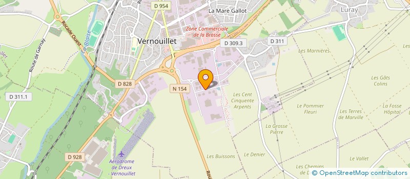 localisation de l'entreprise BAYSAG à VERNOUILLET