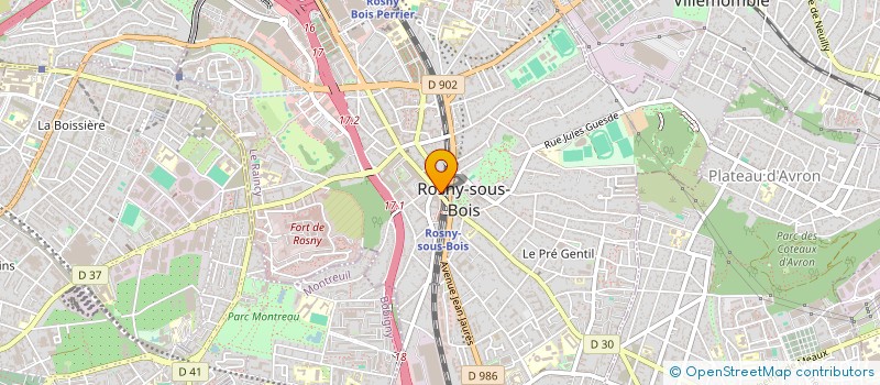 localisation de l'entreprise BAYTMAMA à ROSNY-SOUS-BOIS