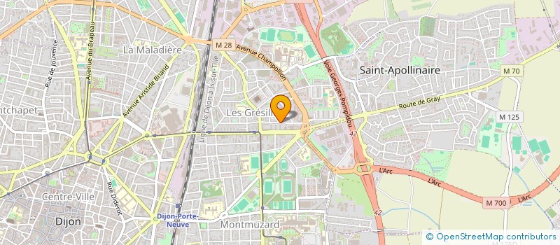 localisation de l'entreprise BAYTTE RENOV21 à DIJON