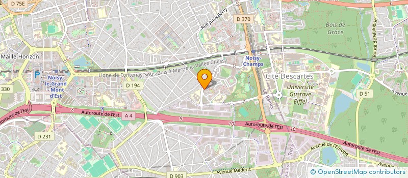 localisation de l'entreprise BAYTUL SAKINAH (LA MAISON DE LA SERENITE)  NOISY-LE-GRAND