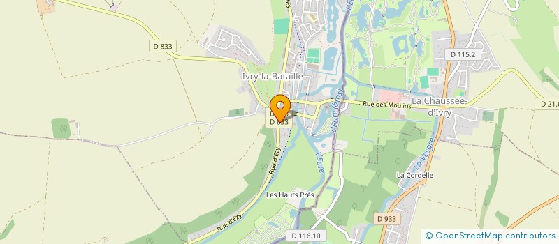 localisation de l'entreprise BAYVA à IVRY-LA-BATAILLE