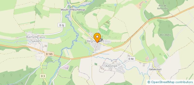 localisation de l'entreprise BAZ  BAZEGNEY