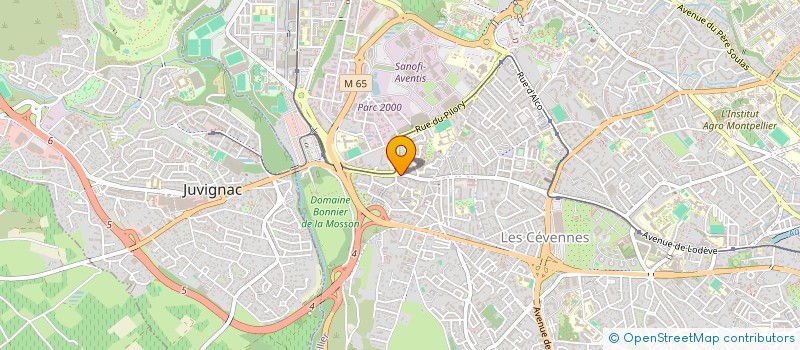 localisation de l'entreprise BAZ AGRI à MONTPELLIER
