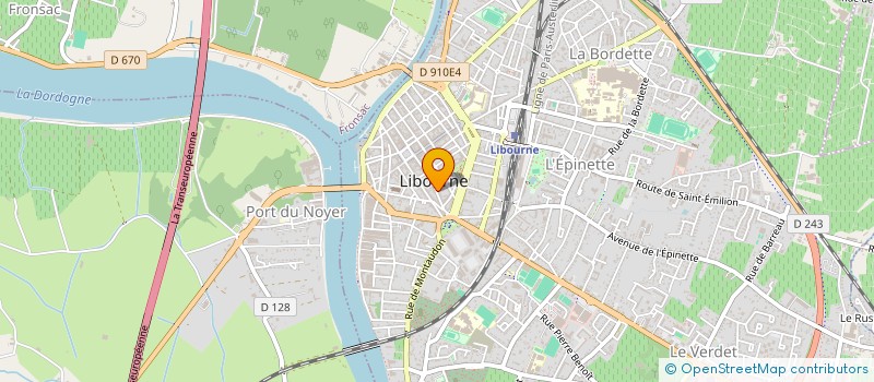 localisation de l'entreprise BAZ'ART  LIBOURNE
