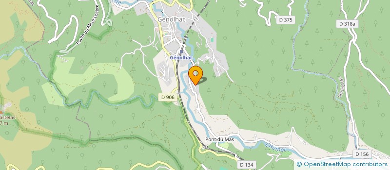 localisation de l'entreprise BAZ' ARTS  GENOLHAC