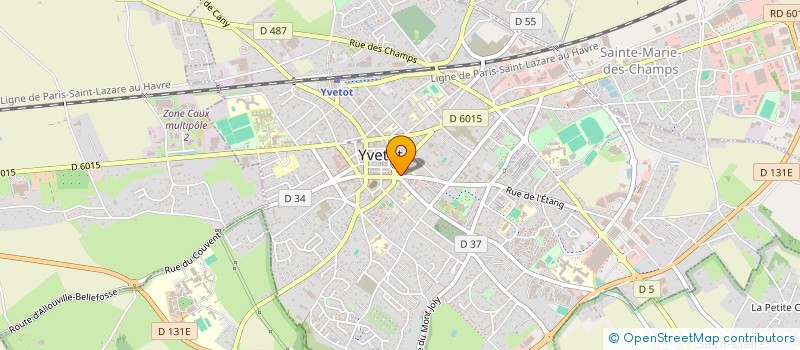 localisation de l'entreprise BAZ BAR à YVETOT