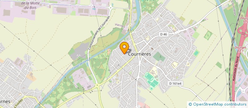 localisation de l'entreprise BAZ BATIMENT à COURRIERES