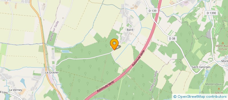 localisation de l'entreprise BAZ'GESTION  RUFFEY-SUR-SEILLE