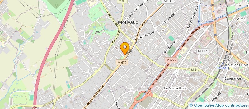 localisation de l'entreprise BAZ TRADE  MOUVAUX