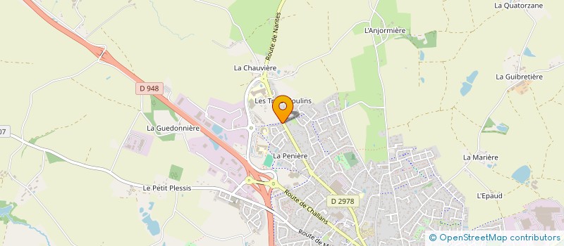 localisation de l'entreprise BAZA ETANCHEITE  AIZENAY