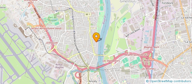 localisation de l'entreprise BAZAART à BLAGNAC
