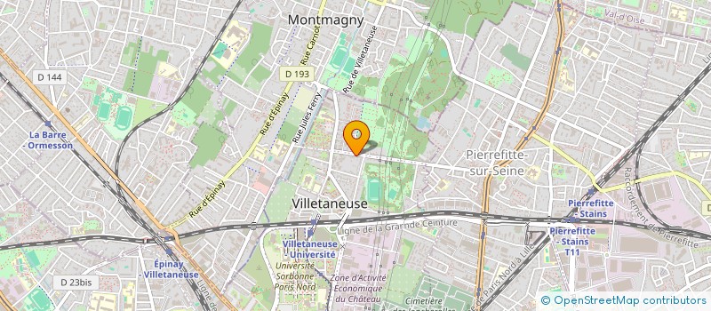 localisation de l'entreprise BAZAC à VILLETANEUSE