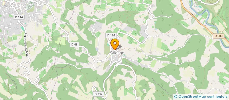 localisation de l'entreprise BAZACLE  SAIGNON