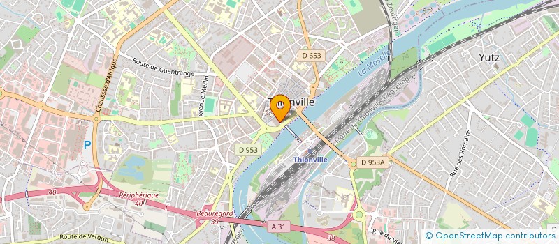 localisation de l'entreprise BAZAJ  THIONVILLE