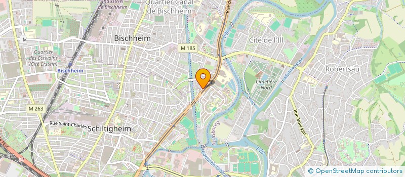 localisation de l'entreprise BAZAL 2004  BISCHHEIM