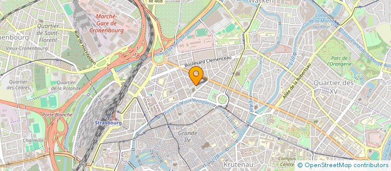 localisation de l'entreprise BAZALTH à STRASBOURG