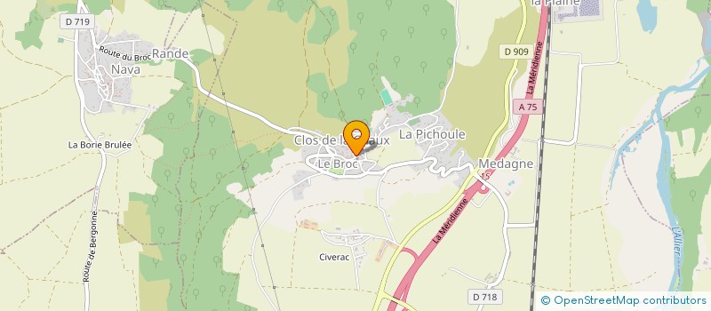 localisation de l'entreprise BAZALTIK à LE BROC