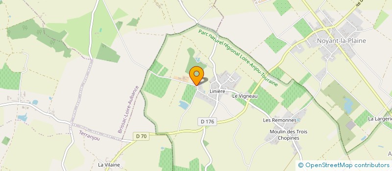 localisation de l'entreprise BAZANTAY à DOUE-EN-ANJOU
