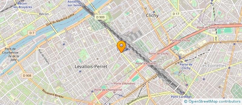 localisation de l'entreprise BAZAR 71 à LEVALLOIS-PERRET