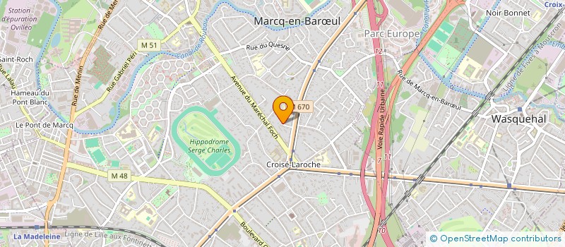 localisation de l'entreprise BAZAR à MARCQ-EN-BARŒUL