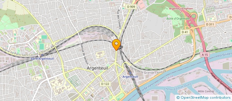 localisation de l'entreprise BAZAR BE  ARGENTEUIL