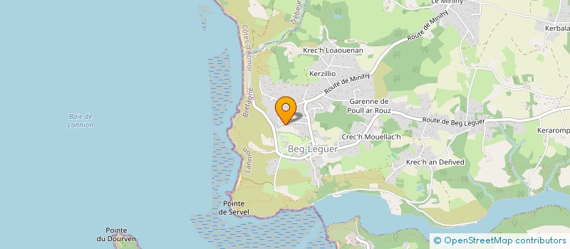 localisation de l'entreprise BAZAR BRAZ  LANNION