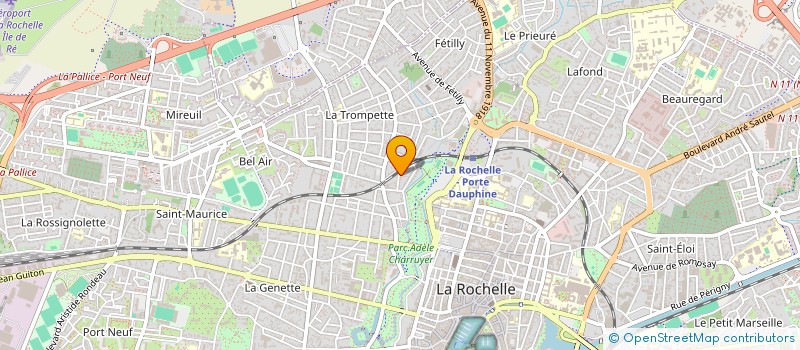 localisation de l'entreprise BAZAR CHERI  LA ROCHELLE