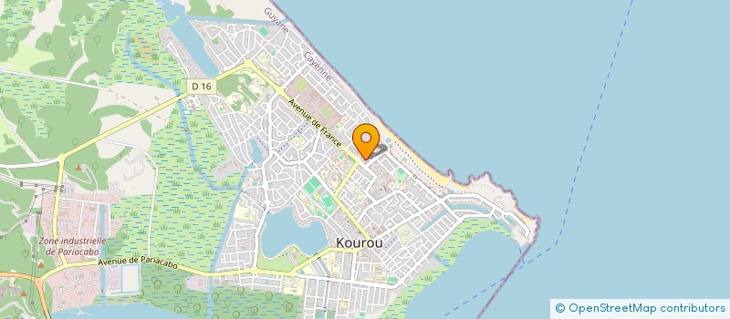 localisation de l'entreprise BAZAR DE L EUROPE à KOUROU