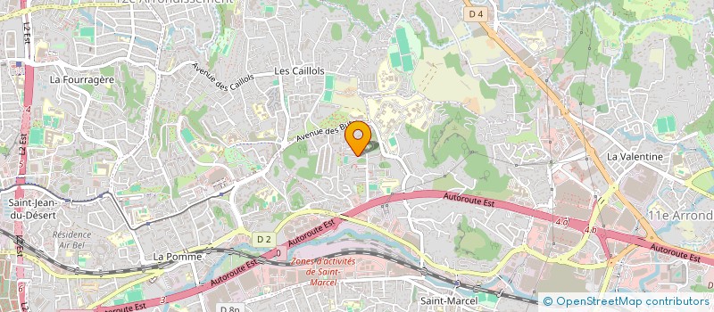 localisation de l'entreprise BAZAR DE LA ROUG'  MARSEILLE