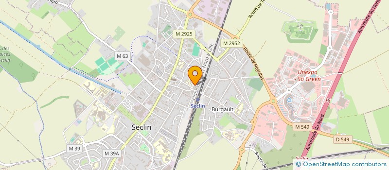 localisation de l'entreprise BAZAR DE SECLIN à SECLIN