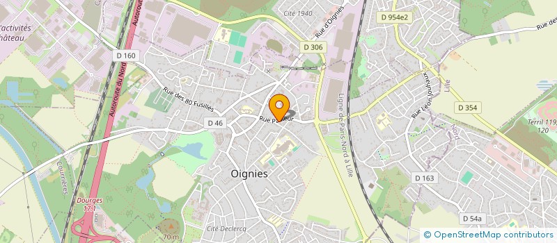 localisation de l'entreprise BAZAR DU COIN à OIGNIES