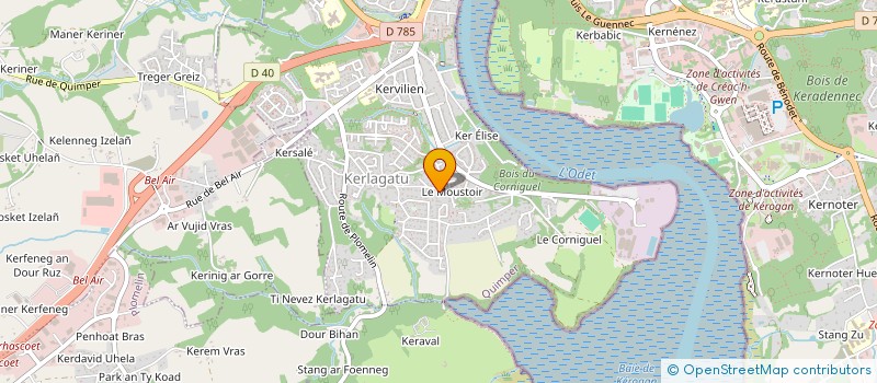 localisation de l'entreprise BAZAR EXPORT à QUIMPER