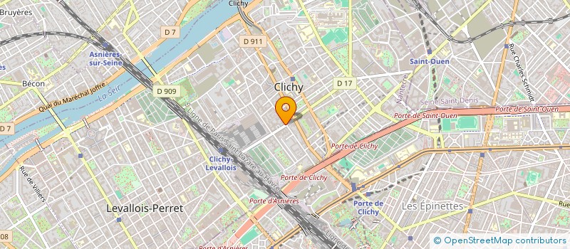 localisation de l'entreprise BAZAR INEZGANE à CLICHY